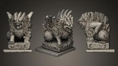 3D model Bali statue 017 (STL)